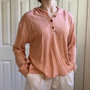 Hollister extra small hooded long sleeve top